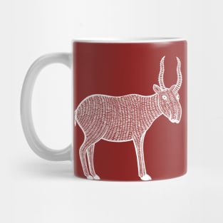 Saiga Antelope - detailed animal design Mug